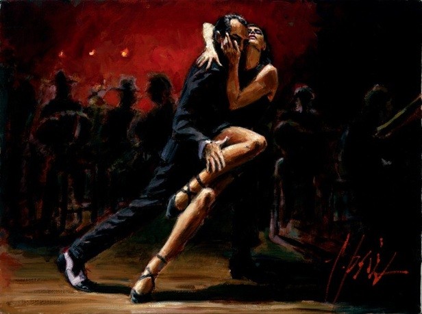 Fabian Perez TANGO IN RED